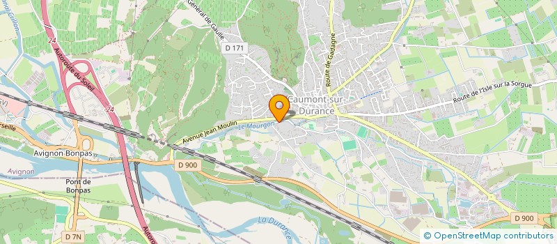 localisation de l'entreprise MONSIEUR FREDERIC PELLEGRIN  CAUMONT-SUR-DURANCE