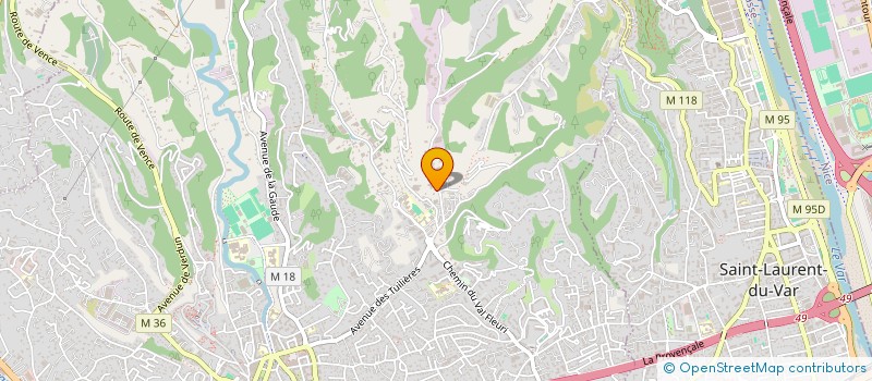 localisation de l'entreprise MONSIEUR FREDERIC PELLISSIER  CAGNES-SUR-MER