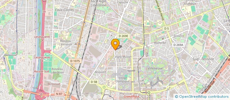 localisation de l'entreprise MONSIEUR FREDERIC PELORCE à GRENOBLE