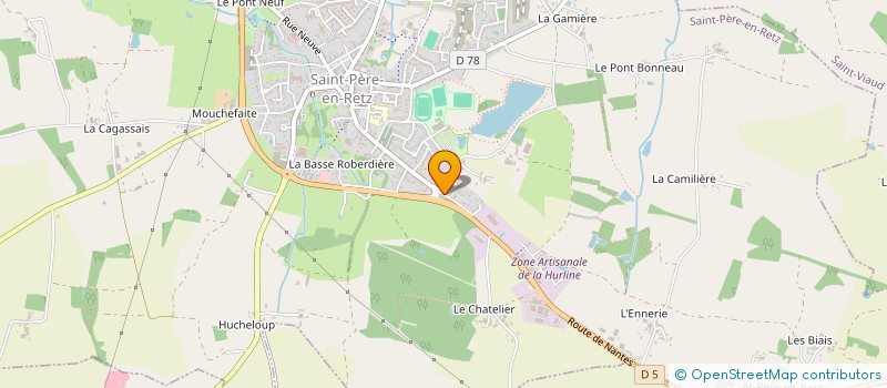 localisation de l'entreprise MONSIEUR FREDERIC PENGAM  CHAUMES-EN-RETZ