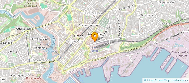 localisation de l'entreprise MONSIEUR FREDERIC PENNEC à BREST