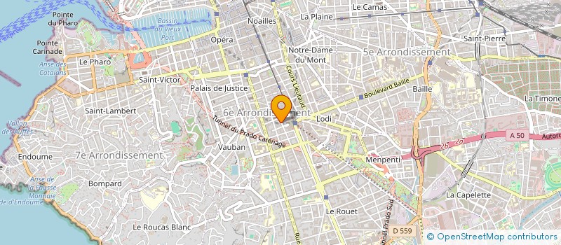 localisation de l'entreprise MONSIEUR FREDERIC PENY à MARSEILLE