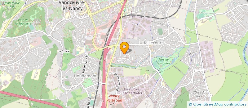 localisation de l'entreprise MONSIEUR FREDERIC PERARD  HOUDEMONT