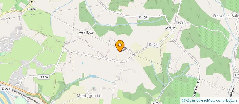 localisation de l'entreprise MONSIEUR FREDERIC PERAZZA  MONTAGOUDIN