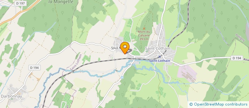 localisation de l'entreprise MONSIEUR FREDERIC PERCHAT  SAINT-LOTHAIN