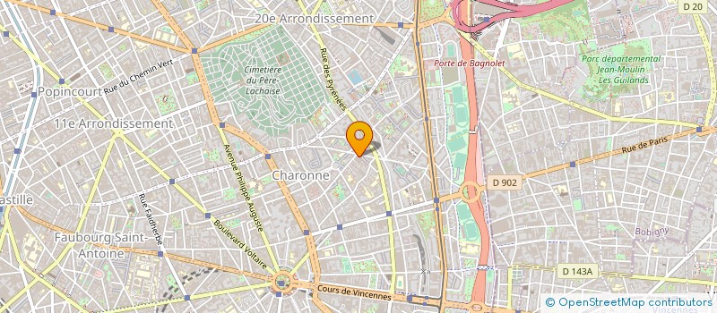 localisation de l'entreprise MONSIEUR FREDERIC PERENNEC  PARIS