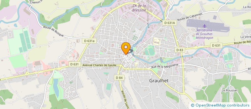 localisation de l'entreprise MONSIEUR FREDERIC PEREZ  GRAULHET