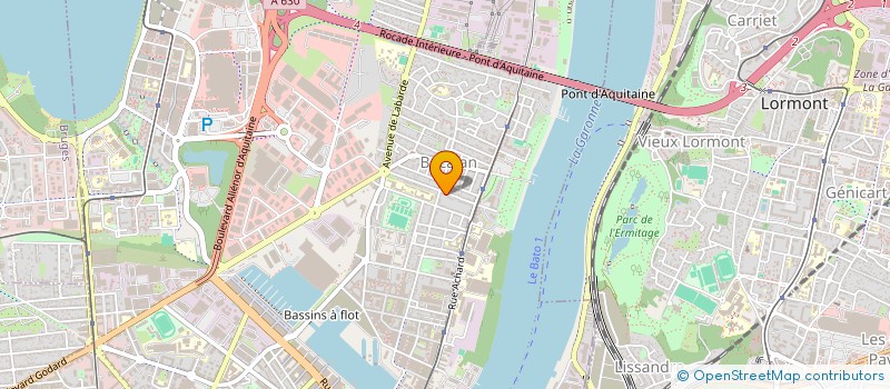 localisation de l'entreprise MONSIEUR FREDERIC PEREZ  BORDEAUX