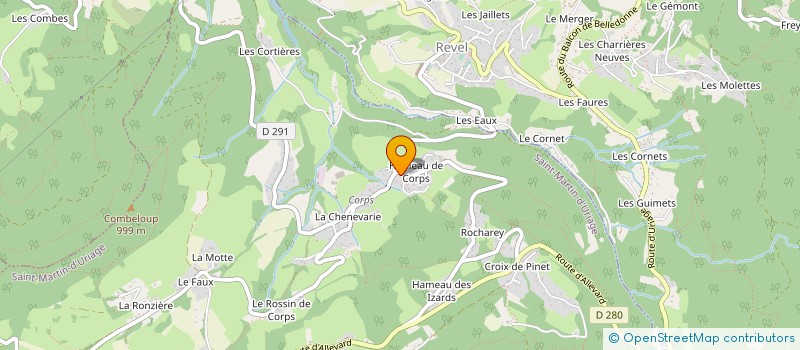 localisation de l'entreprise MONSIEUR FREDERIC PEREZ  SAINT-MARTIN-D'URIAGE