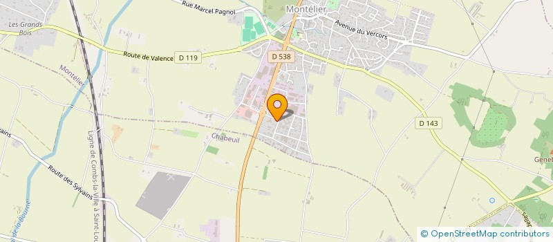 localisation de l'entreprise MONSIEUR FREDERIC PERIOU  MONTELIER