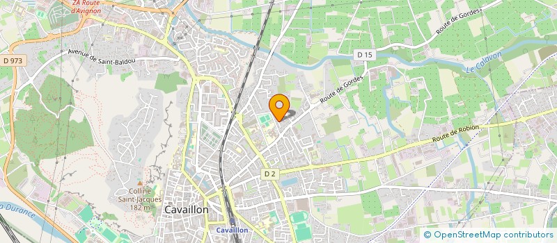 localisation de l'entreprise MONSIEUR FREDERIC PERMANNE  CAVAILLON