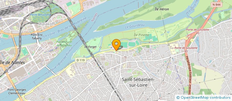 localisation de l'entreprise MONSIEUR FREDERIC PERON  SAINT-SEBASTIEN-SUR-LOIRE