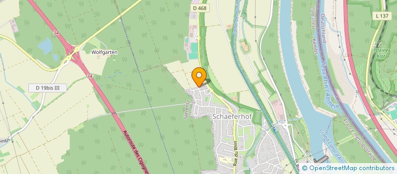 localisation de l'entreprise MONSIEUR FREDERIC PEROT  KEMBS