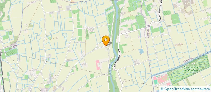 localisation de l'entreprise MONSIEUR FREDERIC PERRAULT  BEDARRIDES