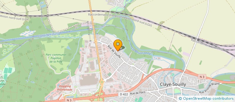 localisation de l'entreprise MONSIEUR FREDERIC PERREY  CLAYE-SOUILLY