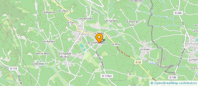 localisation de l'entreprise MONSIEUR FREDERIC PERRIER à FLEURIE