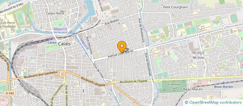 localisation de l'entreprise MONSIEUR FREDERIC PERRIERE  CALAIS