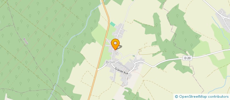 localisation de l'entreprise MONSIEUR FREDERIC PERRIN  BROIN