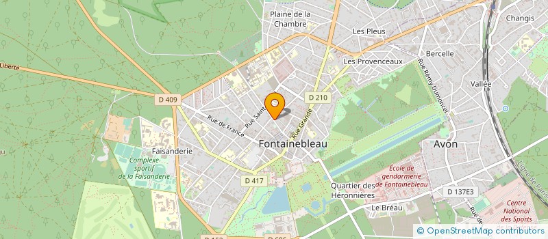 localisation de l'entreprise MONSIEUR FREDERIC, PERROT à FONTAINEBLEAU