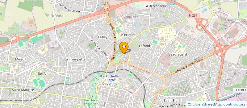 localisation de l'entreprise MONSIEUR FREDERIC PERROT  LA ROCHELLE