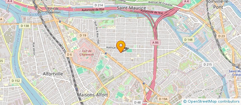 localisation de l'entreprise MONSIEUR FREDERIC PERTUSIER  MAISONS-ALFORT