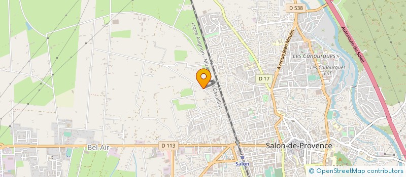 localisation de l'entreprise MONSIEUR FREDERIC PERUS  SALON-DE-PROVENCE