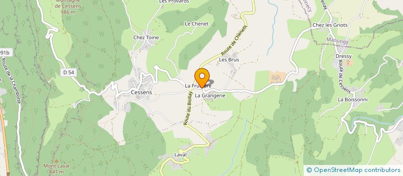 localisation de l'entreprise MONSIEUR FREDERIC PETIAUT  ENTRELACS