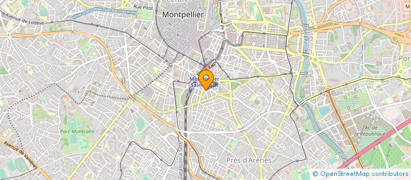 localisation de l'entreprise MONSIEUR FREDERIC PETIT à MONTPELLIER
