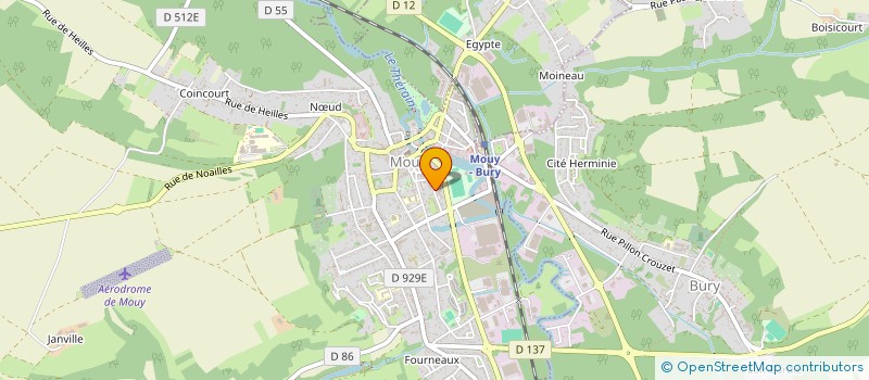 localisation de l'entreprise MONSIEUR FREDERIC PETIT  MOUY