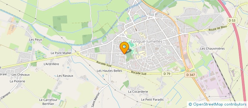 localisation de l'entreprise MONSIEUR FREDERIC PETITEAU à GENNES-VAL-DE-LOIRE