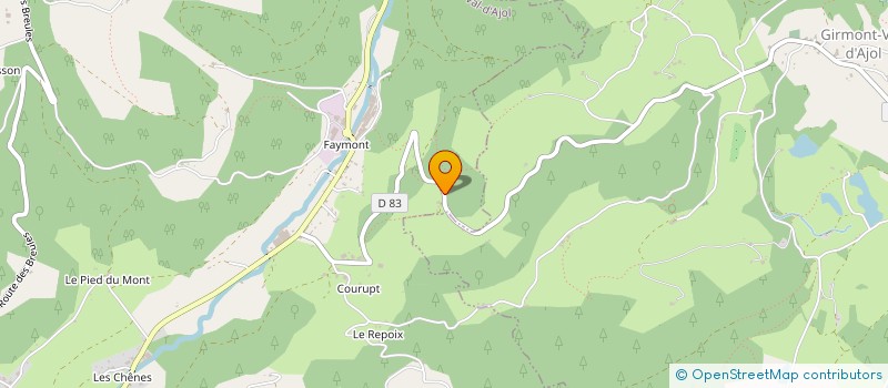 localisation de l'entreprise MONSIEUR FREDERIC PETITJEAN à LE VAL-D'AJOL