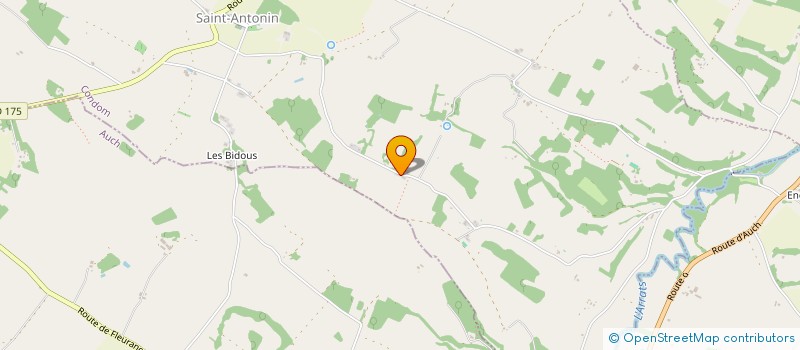 localisation de l'entreprise MONSIEUR FREDERIC PETITJEAN  SAINT-ANTONIN