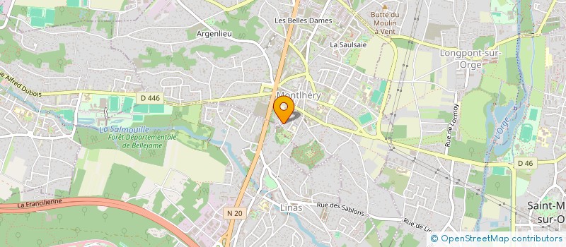 localisation de l'entreprise MONSIEUR FREDERIC PETRILLI  MONTLHERY