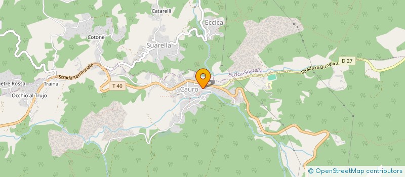 localisation de l'entreprise MONSIEUR FREDERIC PETRIS  CAURO