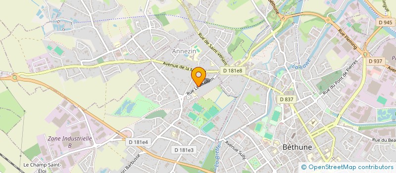 localisation de l'entreprise MONSIEUR FREDERIC PETRONIO  ANNEZIN