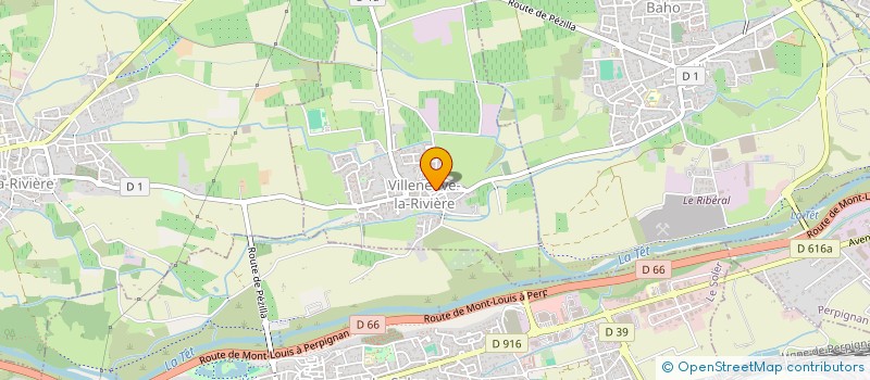 localisation de l'entreprise MONSIEUR FREDERIC PEUGEOT  VILLENEUVE-LA-RIVIERE