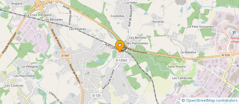 localisation de l'entreprise MONSIEUR FREDERIC PEYON à COUZEIX