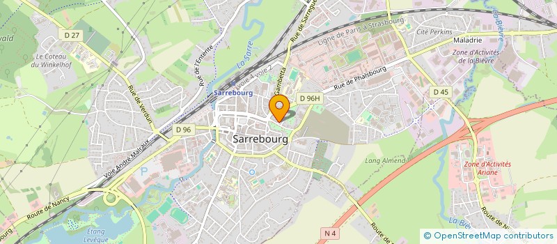 localisation de l'entreprise MONSIEUR FREDERIC PFIFFERLING à SARREBOURG