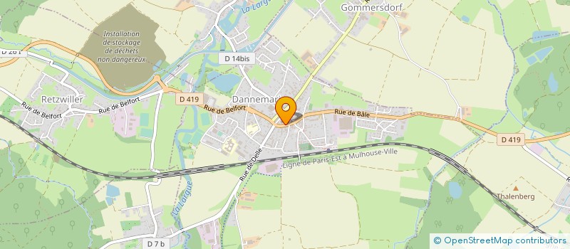 localisation de l'entreprise MONSIEUR FREDERIC PFIRSCH  DANNEMARIE