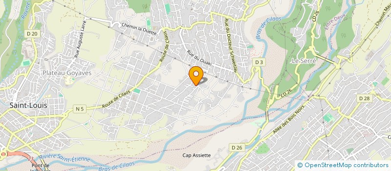 localisation de l'entreprise MONSIEUR FREDERIC PHILEAS  SAINT-LOUIS