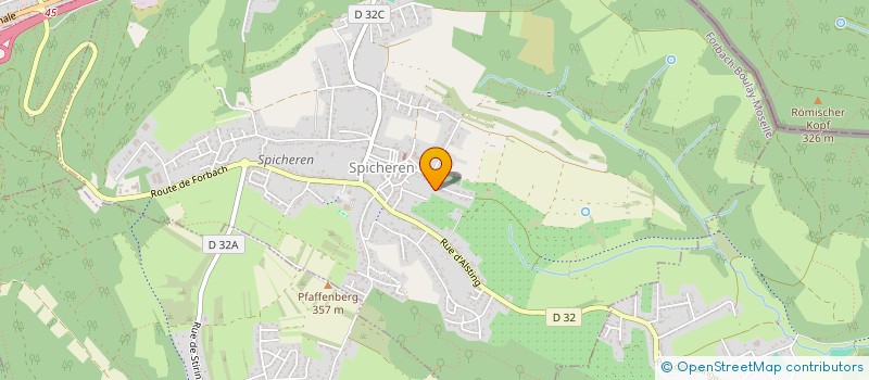 localisation de l'entreprise MONSIEUR FREDERIC PHILIPP  SPICHEREN