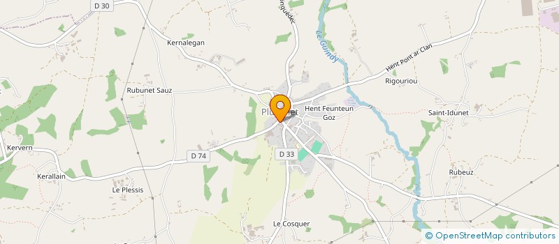 localisation de l'entreprise MONSIEUR FREDERIC PHILIPPE  PLUZUNET