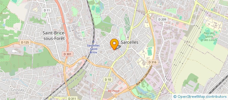 localisation de l'entreprise MONSIEUR FREDERIC PHILIPPY  SARCELLES