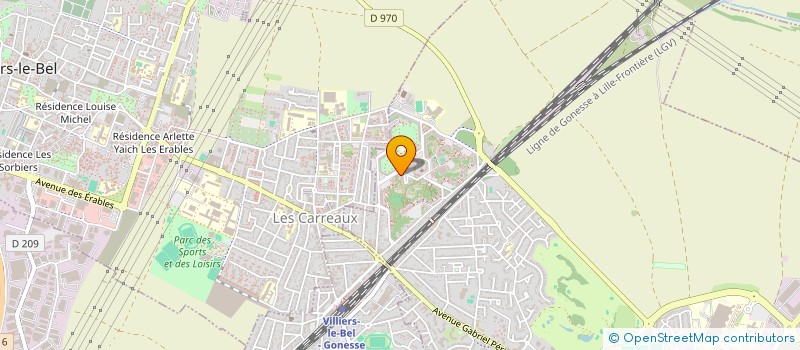 localisation de l'entreprise MONSIEUR FREDERIC PHOCION  GONESSE