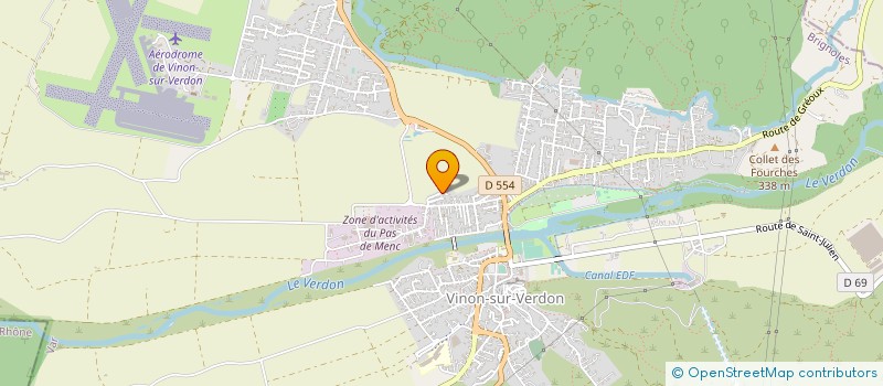 localisation de l'entreprise MONSIEUR FREDERIC PICARD  VINON-SUR-VERDON