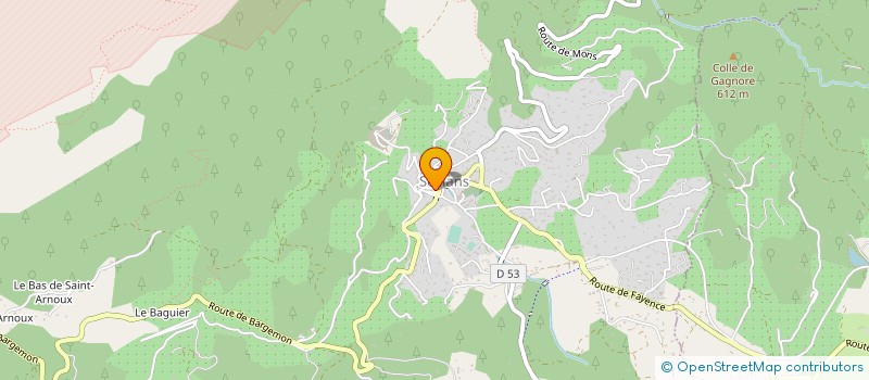 localisation de l'entreprise MONSIEUR FREDERIC PICARD  SEILLANS