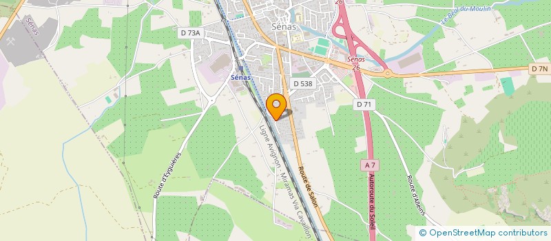 localisation de l'entreprise MONSIEUR FREDERIC PICCA  SENAS