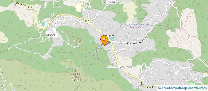 localisation de l'entreprise MONSIEUR FREDERIC PICHET  SAINT-SAVOURNIN