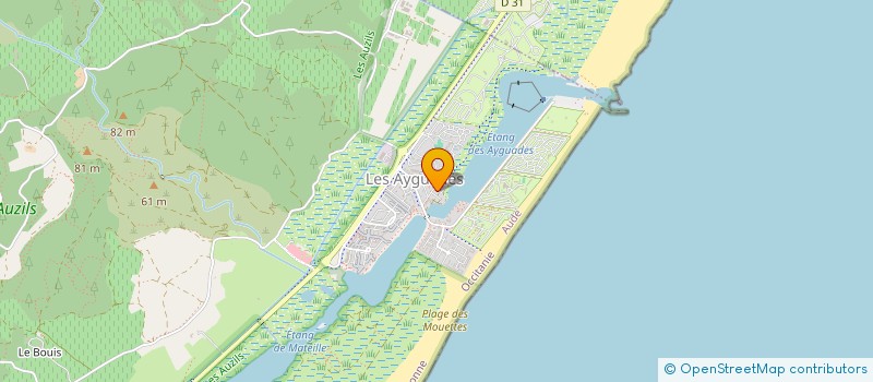 localisation de l'entreprise MONSIEUR FREDERIC PIECQ  GRUISSAN