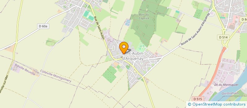 localisation de l'entreprise MONSIEUR FREDERIC PIEPLU  SAINT-AUBIN-D'ARQUENAY